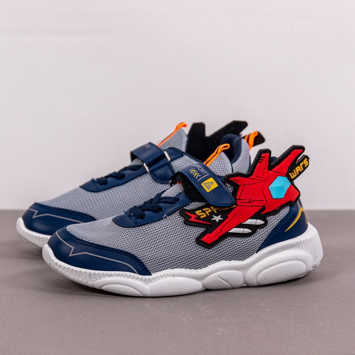 Кроссовки детские, GEZER, 30-35, Синий, Текстиль/Полиуретан, Подошва PVC