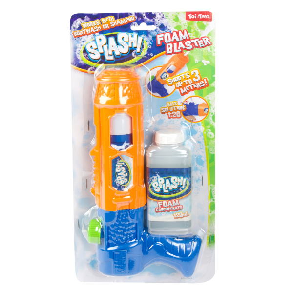Pistol cu spumă „Splash”, 24 cm + 120 ml de spumă, 2 modele
