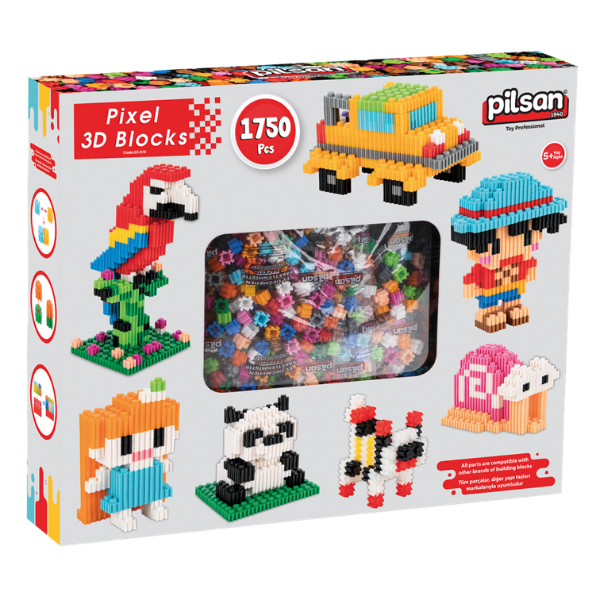 Set de construcție 3D Pixel, 1750 elem.