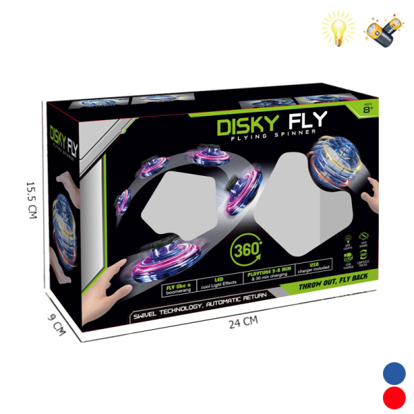 DISKY FLY (flying spinner)..