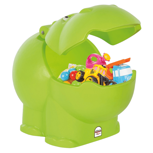 Cutie de depozitare pentru jucării "Hipopotam", verde