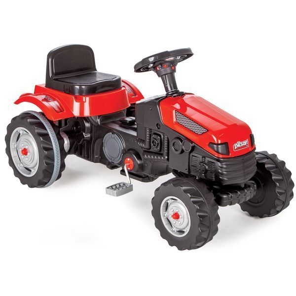 Tractor cu pedale ACTIVE, roșu/verde