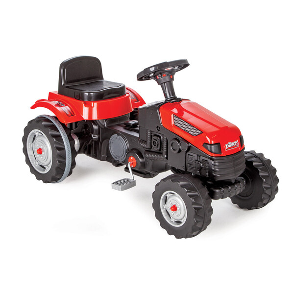 Tractor cu remorca ACTIVE, roșu/verde