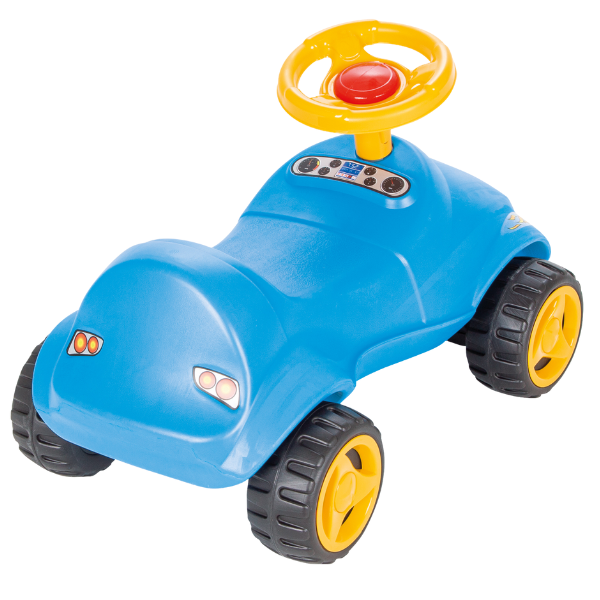 Mașinuță fără pedale Fast Car, albastru/roșu