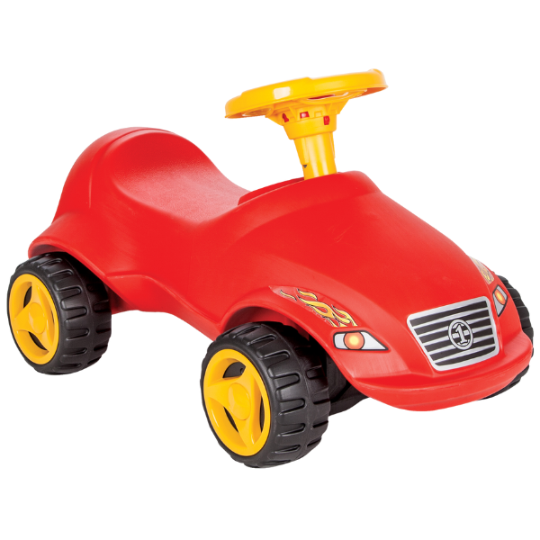 Mașinuță fără pedale Fast Car, albastru/roșu