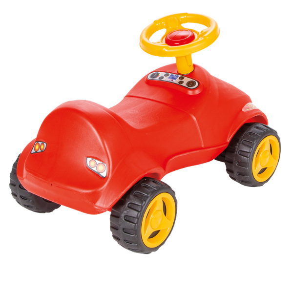 Mașinuță fără pedale Fast Car, albastru/roșu