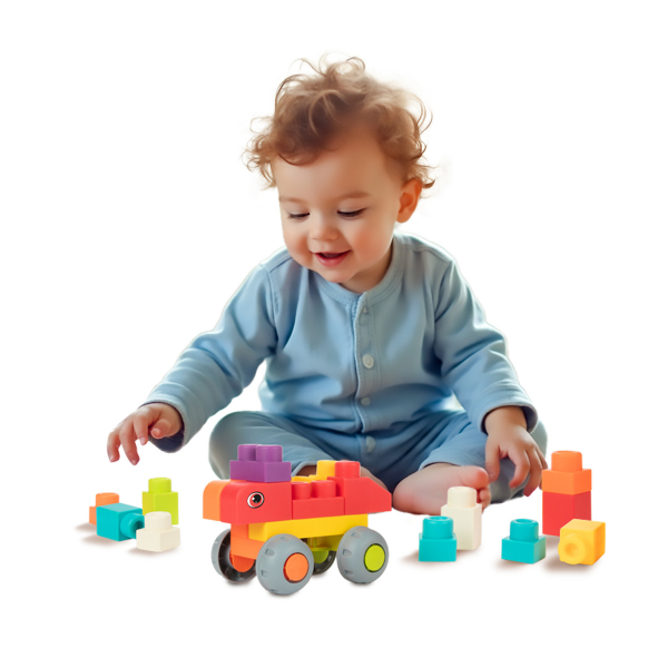 Set de blocuri moi de construcție „Little Stars”, 48 de piese