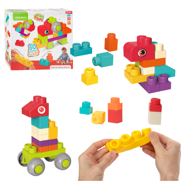 Set de blocuri moi de construcție „Little Stars”, 30 de piese