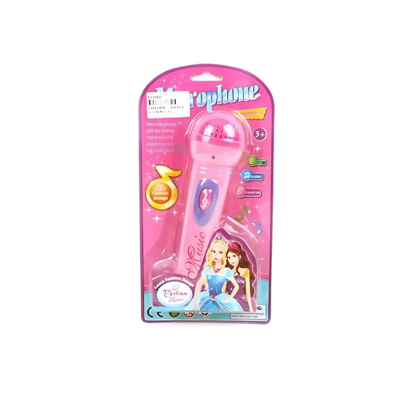 Cumpara  Jucării muzicale și instrumente - Microfon cu sunet și lumină, roz..
