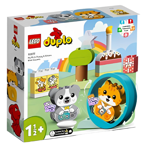 Мой Первый Щенок и Котенок сo Звуками, серия "Lego Constructor"