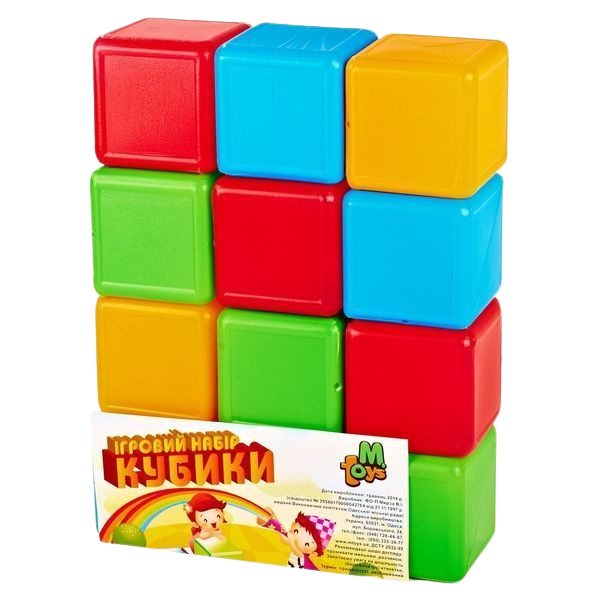 Cuboțe colorate 12 buc