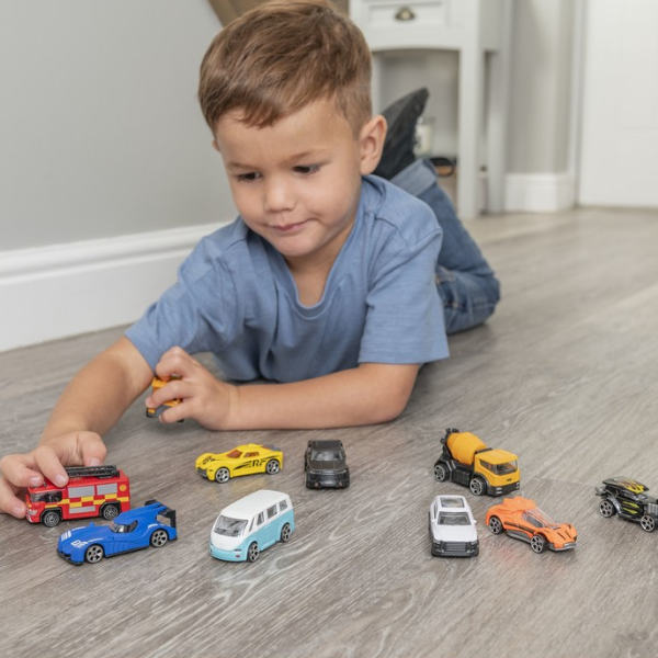 Set de 20 mașini Teamsterz Street Machines Die-Cast, (as.)
