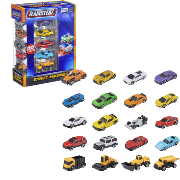 Cumpara  Modele de colecție - Set de 20 mașini Teamsterz Street Machines Di..