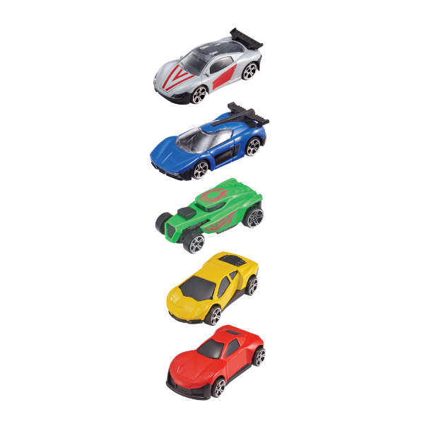 Set de 5 mașini Teamsterz Street Machines Die-Cast, (as.)