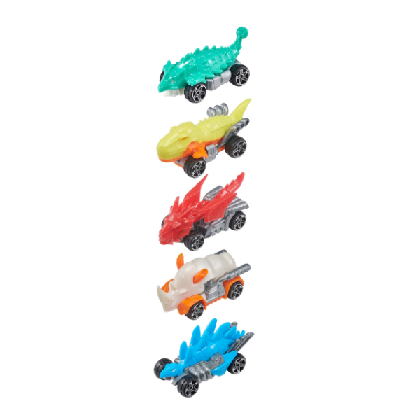 Set de 5 mașini Teamsterz Beast Machines Die-Cast, (as.)