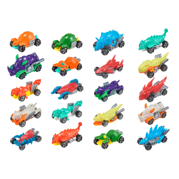 Set de 5 mașini Teamsterz Beast Machines Die-Cast, (as.)