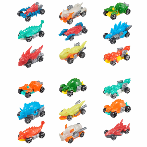 Set de 3 mașini Teamsterz Beast Machines Die-Cast, (as.)