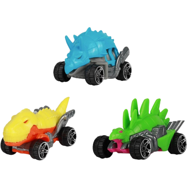Set de 3 mașini Teamsterz Beast Machines Die-Cast, (as.)