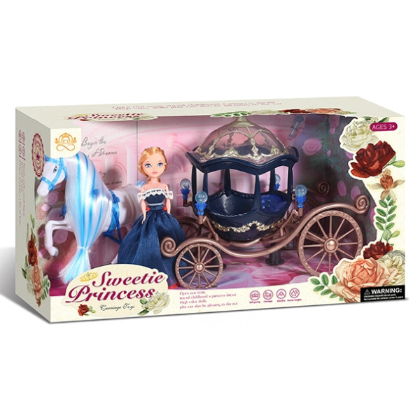 Игровой набор "Принцесса с лошадью и каретой"