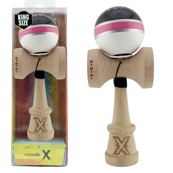 "Kendama X Original: Royal Spike", Профессиональная, Flippy, Металлический Подшипник, Веревка 62/65 см, Большие Чашки, 7.5 х 6 х 18 см