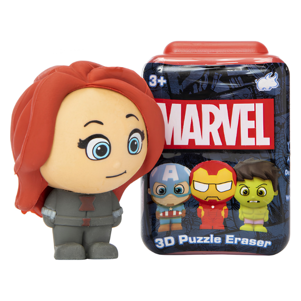3D ластик из серии "Marvel", 6 моделей
