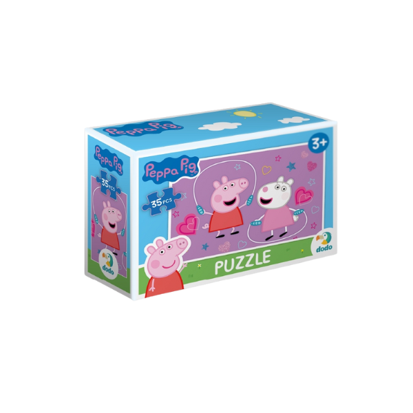 Puzzle-mini "Joacă cu prietena", seria Peppa Pig, 35 elem.