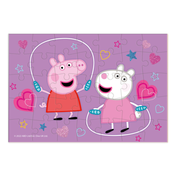 Puzzle-mini "Joacă cu prietena", seria Peppa Pig, 35 elem.
