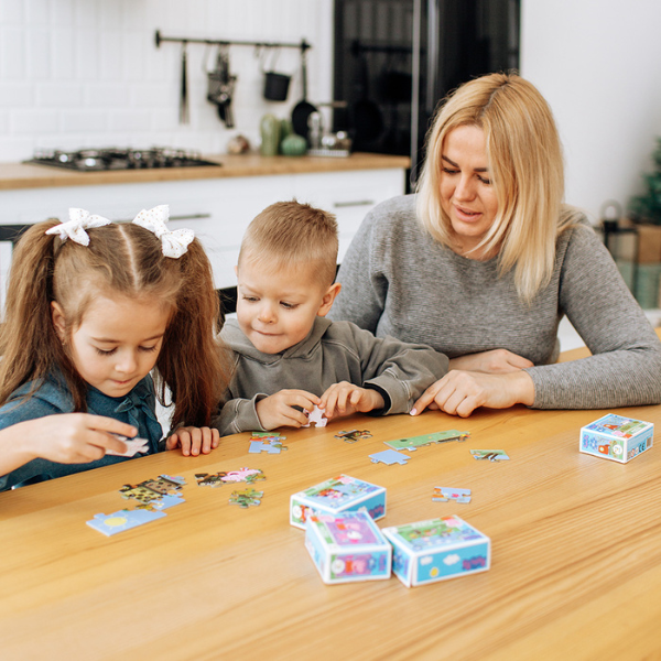 Puzzle-mini "Joacă cu prietena", seria Peppa Pig, 35 elem.