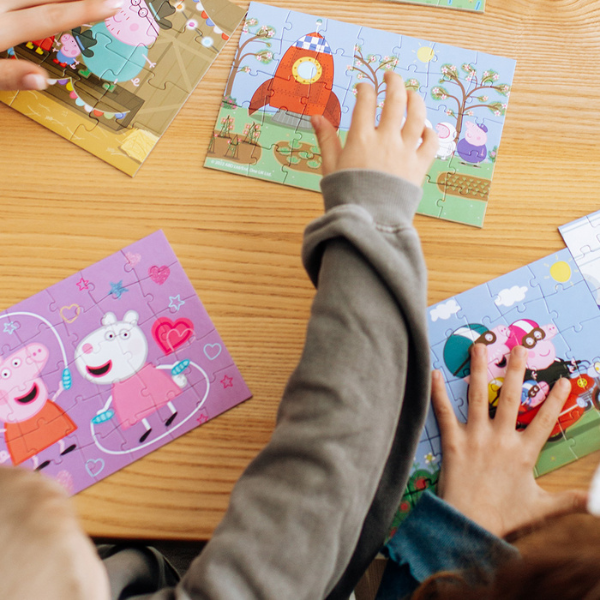 Puzzle-mini "Călătorie cu motocicleta", seria Peppa Pig, 35 elem.