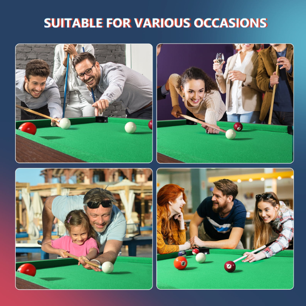 Biliard pentru copii cu accesorii, 124.5×63×67 cm