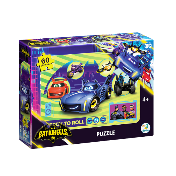 Puzzle "Batwheels: Roțile doar vor să se distreze", 60 elem.