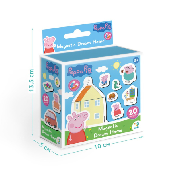 Магнитная игра "Дом мечты", серия Свинка Пеппа, 20 элем.