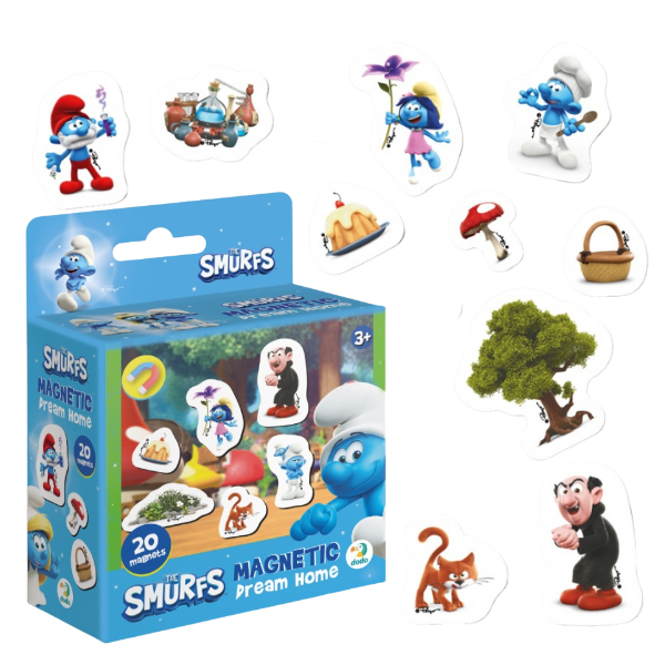 Магнитная игра "Дом мечты", серия Смурфики, 20 элем.
