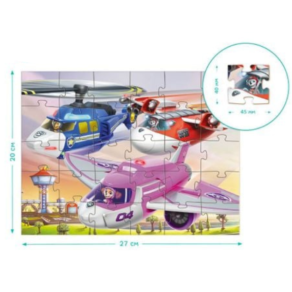 Puzzle „Patrula Cățelușilor: Misiunea de salvare aeriană”, 30 elem.