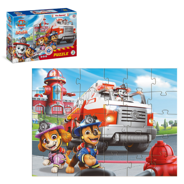 Puzzle „Patrula Cățelușilor: Misiunea de salvare la incendiu”, 30 elem.