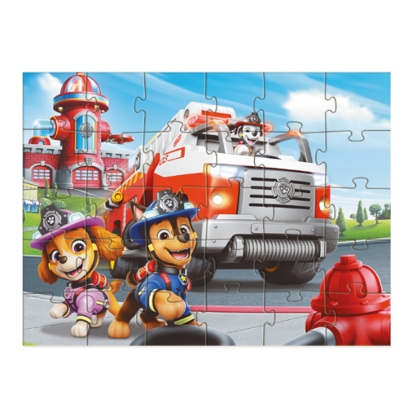 Puzzle „Patrula Cățelușilor: Misiunea de salvare la incendiu”, 30 elem.