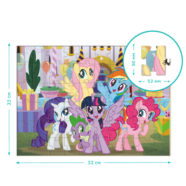 Пазл "Вечеринка", серия My Little Pony , 60 элем