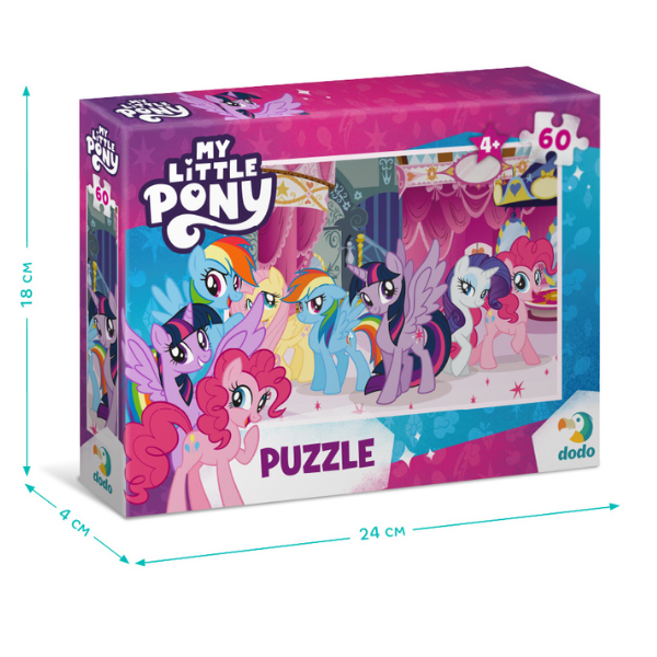 Пазл "Друзья пони", серия My Little Pony , 60 элем