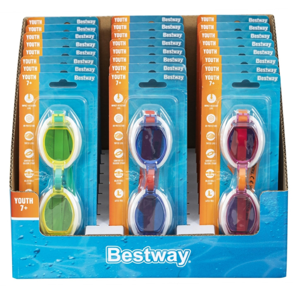 Bestway Ochelari de înot, 3+, 3 culori