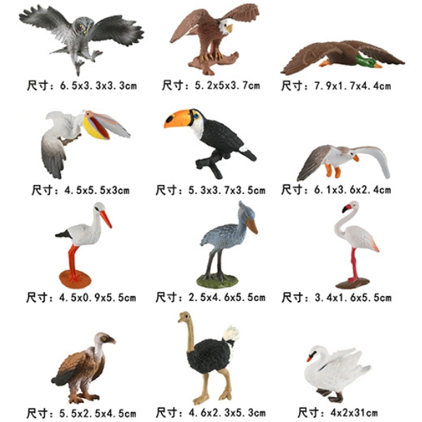 Set de mini-figurine „Lumea Păsărilor”