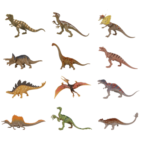 Set de mini-figurine „Dinozauri”, cu proiector