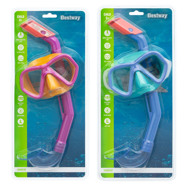 Bestway Set de înot (mască, snorkel), 2 culori
