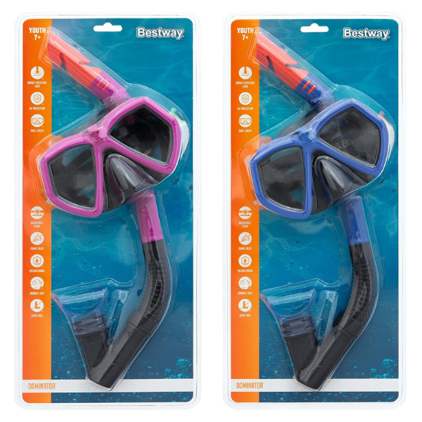 Bestway Set de înot (mască, snorkel), 7+, 2 culori