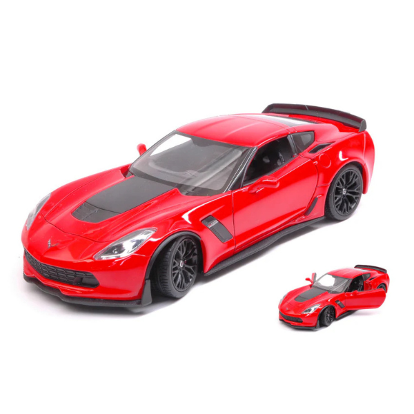 Коллекционный автомобиль CHEVROLET COREVETTE 1:24 Welly
