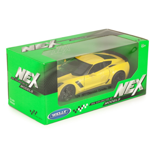 Коллекционный автомобиль CHEVROLET COREVETTE 1:24 Welly