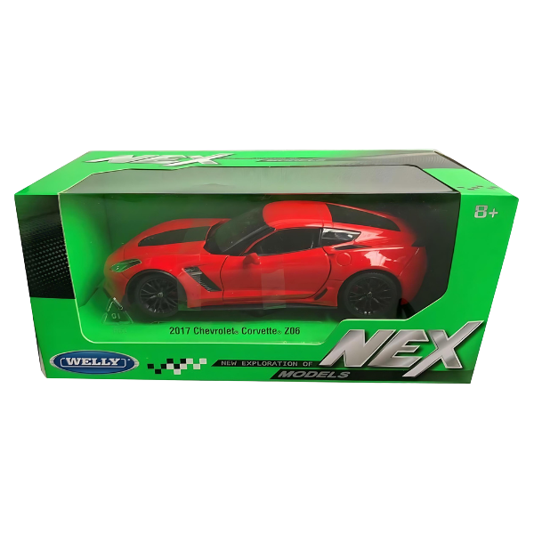Коллекционный автомобиль CHEVROLET COREVETTE 1:24 Welly