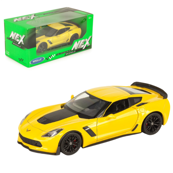 Коллекционный автомобиль CHEVROLET COREVETTE 1:24 Welly