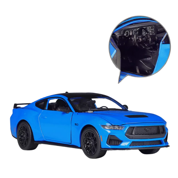 Mașina metalică de colecție 2024 FORD MUSTANG GT 1:25 Welly
