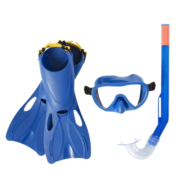 Bestway Set de înot (labe, mască, snorkel), 2 culori