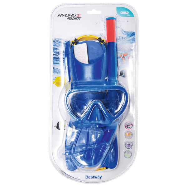 Bestway Set de înot (labe, mască, snorkel), 2 culori